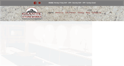 Desktop Screenshot of granitestoneworksllc.com
