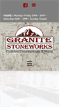 Mobile Screenshot of granitestoneworksllc.com